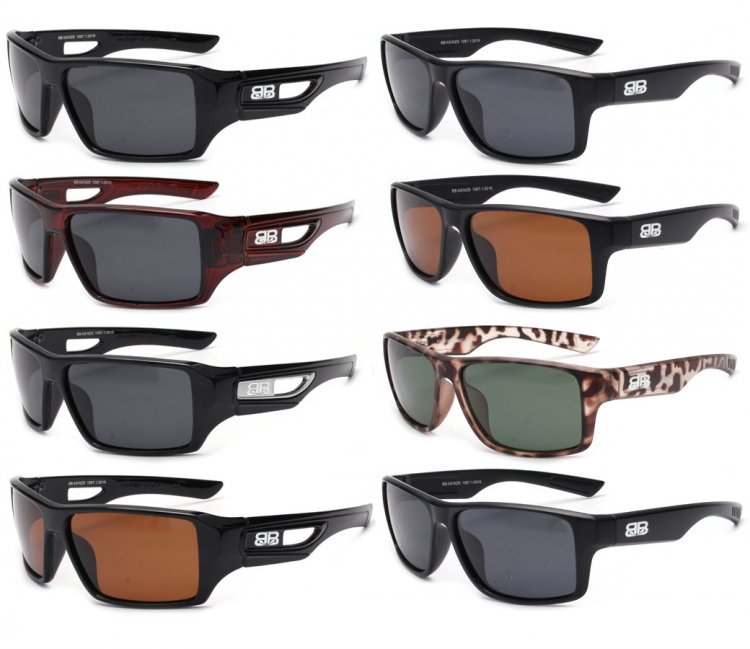 BB Sports Fashion Polarized Sunglasses, 2 Style Mixed, BBP703/704