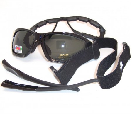 Choppers Convertible Polarized Goggles Sunglasses 8968-PL