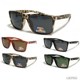 Locs Polarized Sunglasses 2 Style Asst LOCP552/553 Locs Polarized Sunglasses 2 Style Asst LOCP552/553