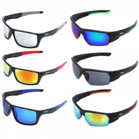 Poker Sport Plastic Sunglasses 2 Styles Asort. PO107/108