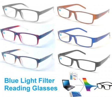 Blue Light Filter Reading Glasses Reading Glasses 2 Style Asstd R9188/R9189C