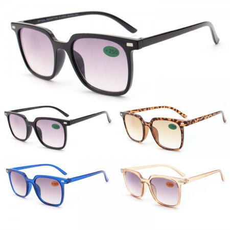 Reading Glasses Plastic Frame Tinted Lanse R9304-07T