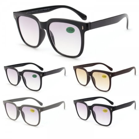 Reading Glasses Plastic Frame Tinted Lanse R9304-07T