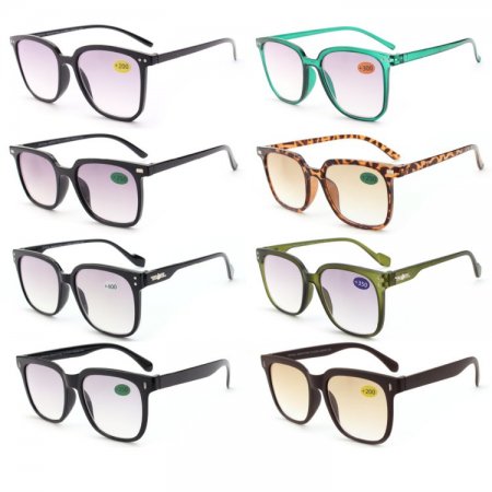 Reading Glasses Plastic Frame Tinted Lanse R9304-07T