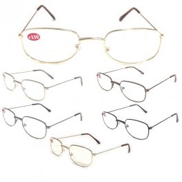 Metal Frame Reading Glasses 4 Style Assot. R9236-39 Metal Frame Reading Glasses 4 Style Assot. R9236-39