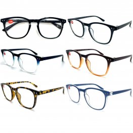Fashion Unisex Plastic Reading Glasses 4 Style Asstd R9254-57 Fashion Unisex Plastic Reading Glasses 4 Style Asstd R9254-57