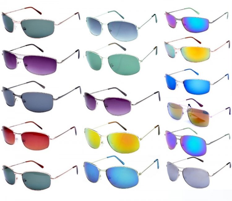 Metal Frame Sports Sunglasses Assorted Styles (Start From 5doz.)