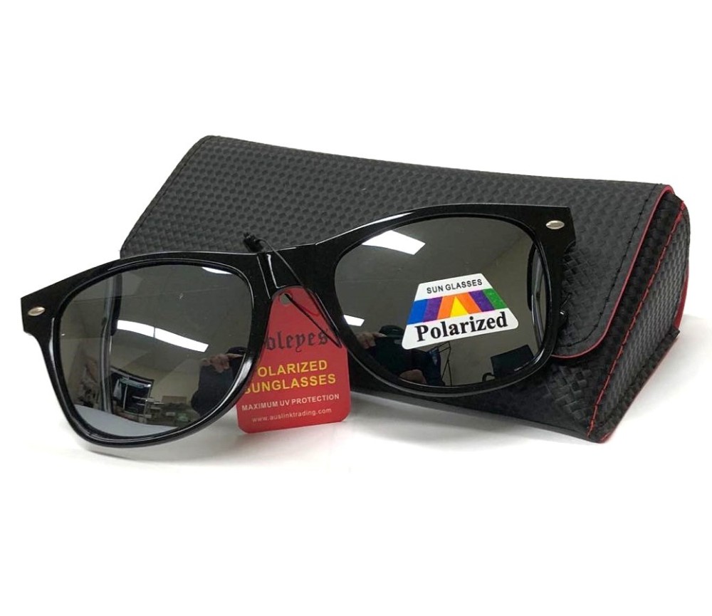 Fashion Polarized Sunglasses with Black Magnetic Case
