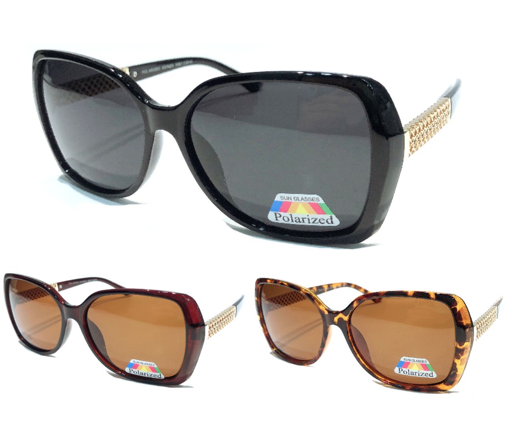 The Paris Collection Fashion Plastic Polarized Sunglasses 2 Styles PPF5335/5336