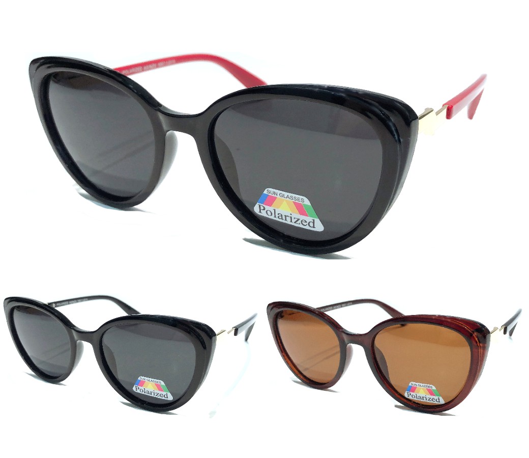 The Paris Collection Fashion Plastic Polarized Sunglasses 2 Styles PPF5343/5344