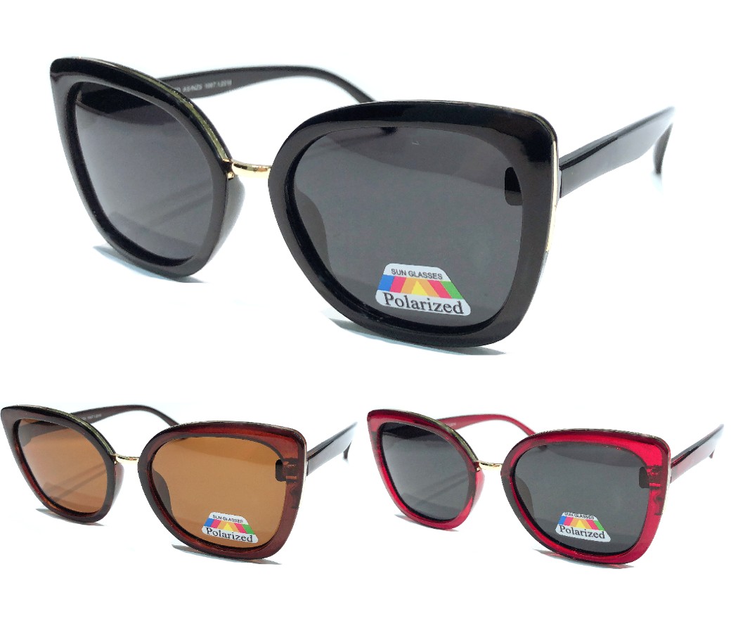 The Noosa Collection Fashion Plastic Polarized Sunglasses 2 Styles PPF5345/5346